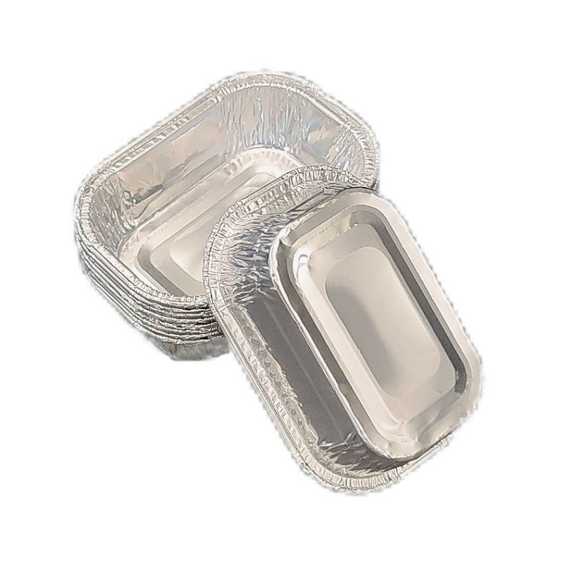 Mini soporte para pudín de molde para pastel pequeño de papel de aluminio de 110ml