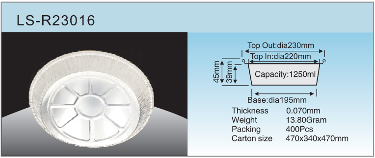Especificaci&oacute;n LS-R23016