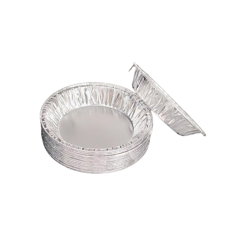 Bandeja de muffin de aluminio de aluminio desechable de 4 pulgadas pequeñas