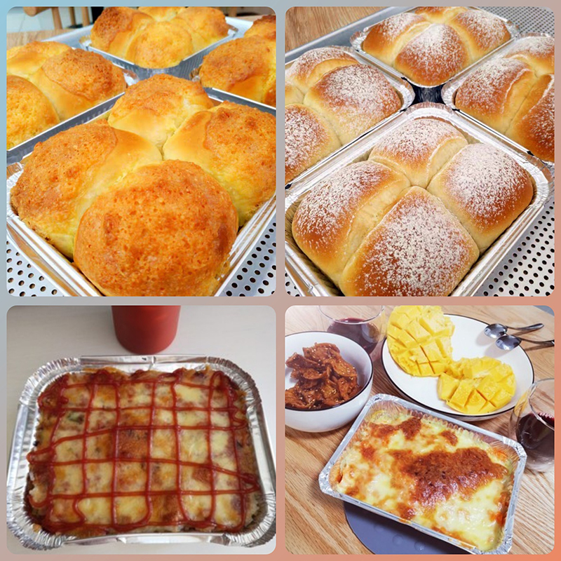 Forma de pastel de Alufoil