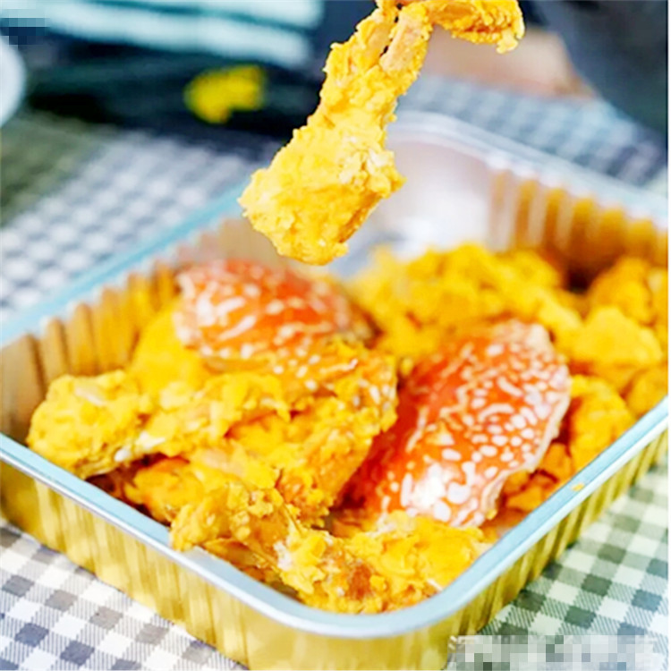 Cacerola para llevar disponible de los cubiertos lacrables de la hoja del oro 1050ml