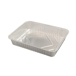 Bandeja de horno de placa de aluminio de aluminio mediano rectangular