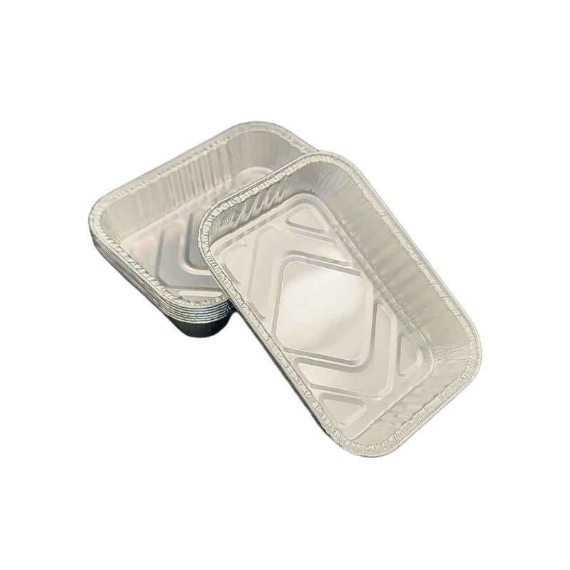 Bandeja de hornear de aluminio de aluminio rectangular de 600 ml
