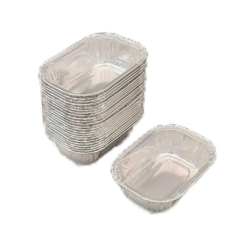 Mini soporte para pudín de molde para pastel pequeño de papel de aluminio de 110ml