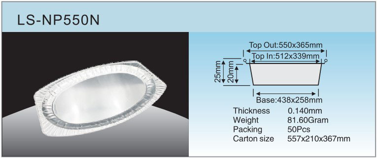 Especificaci&oacute;n LS-NP550N